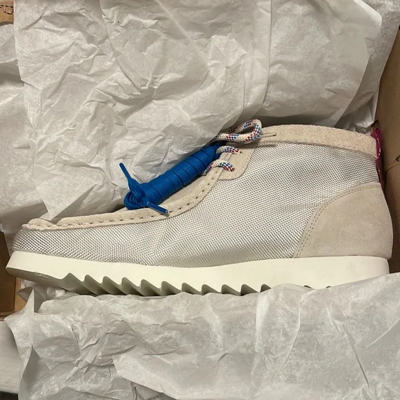 Clarks | Shoes | Clarks Mens Wallabee Ftre Off White Combi  display picture 2
